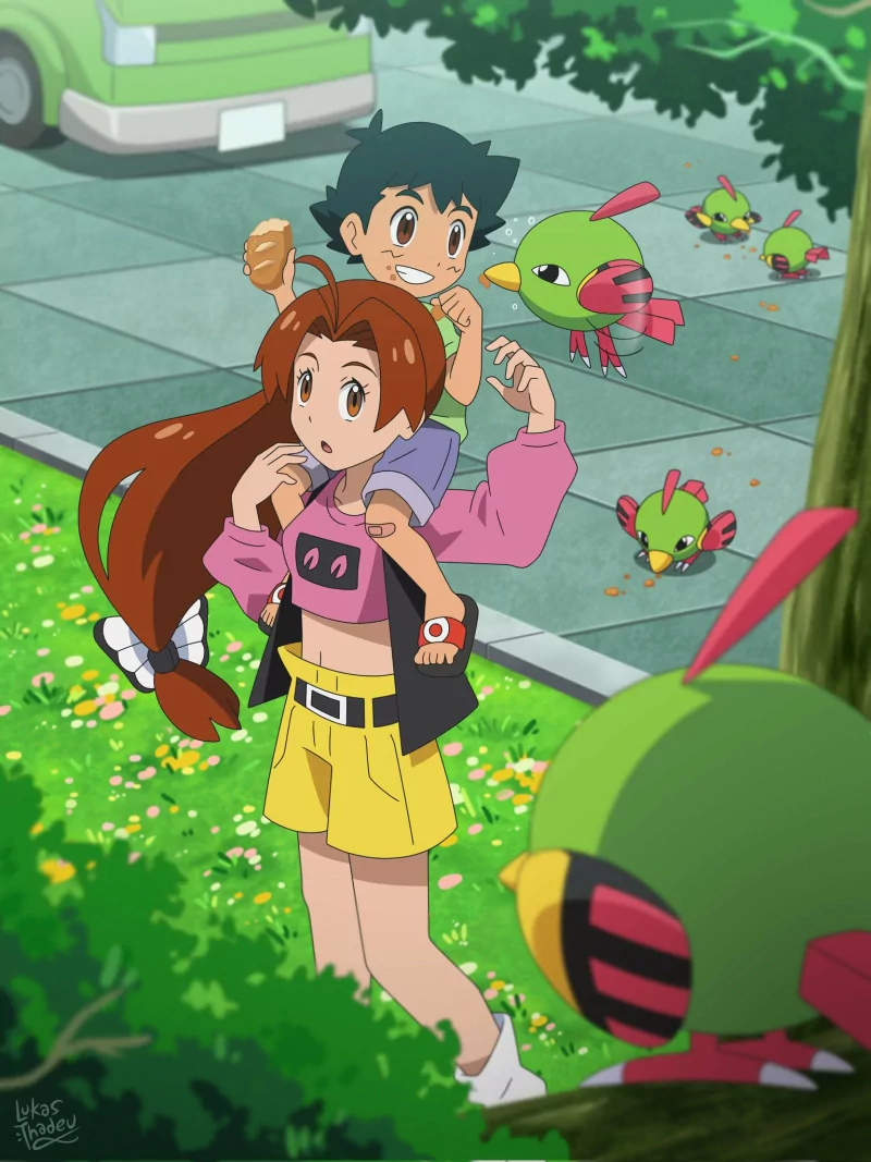 Delia Ketchum Ash Ketchum Anime Pokemon Image