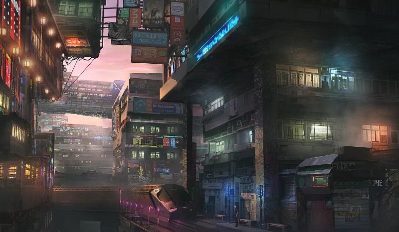  Tokyo Shinjuku 2093 by Maxime Delcambre
