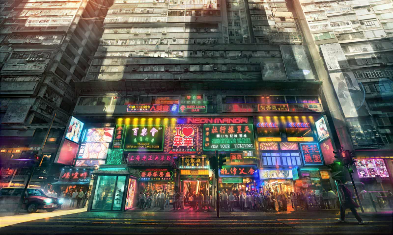  Neon Manga by JonasDeRo
