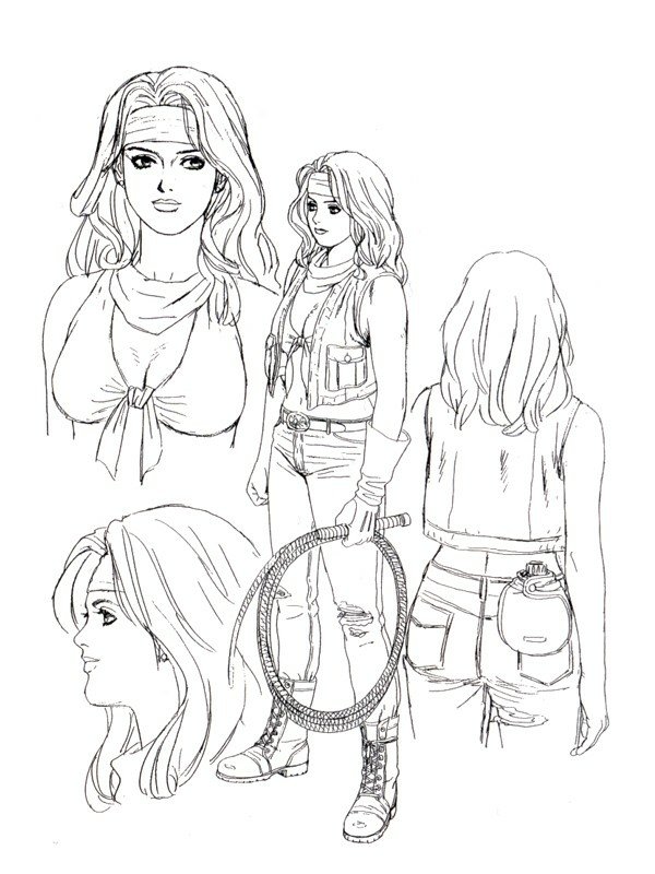 Download Lenny Creston Video Game Art Of Fighting 3: The Path Of The Warrior Art