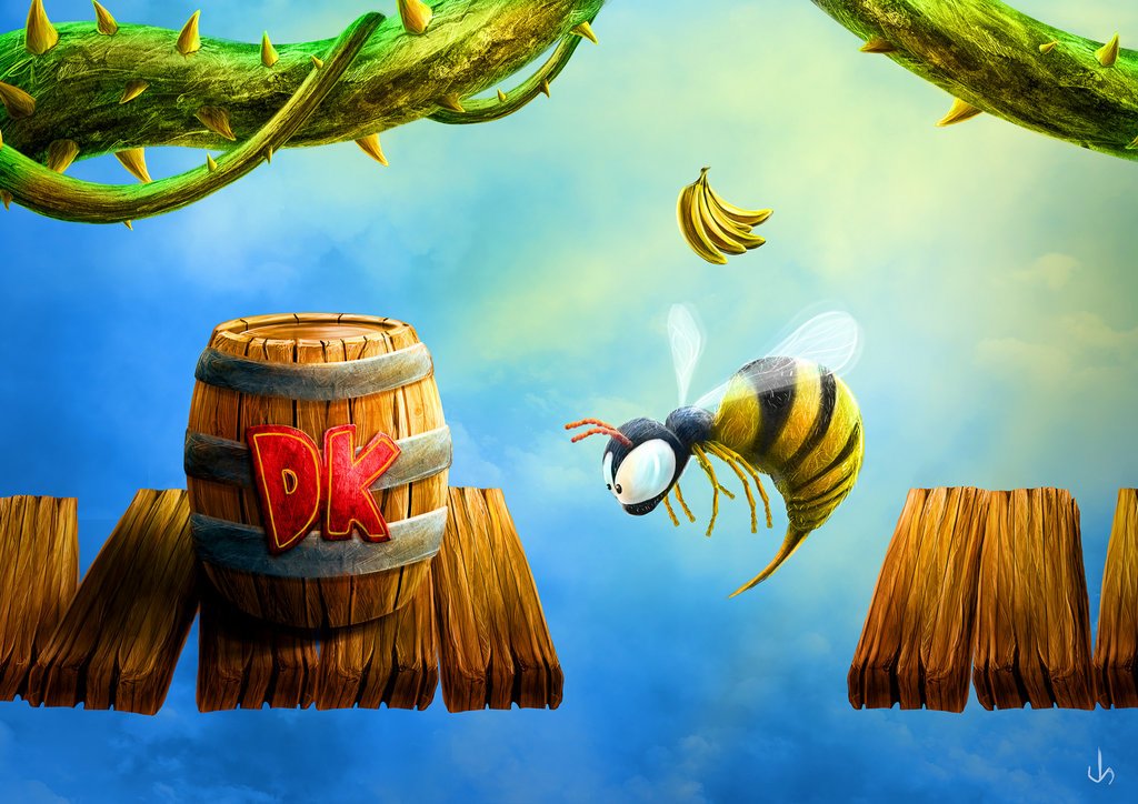Download Video Game Donkey Kong Country Art