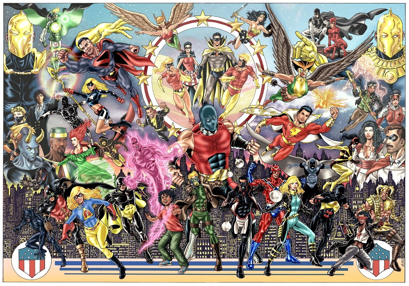 Download Comic Justice Society Of America Art
