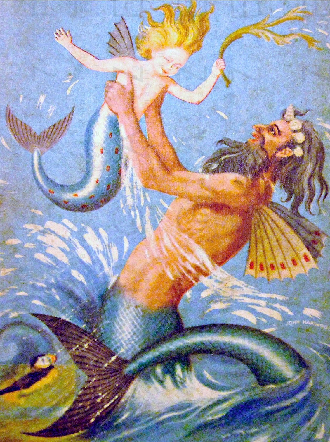 Download Merman Fantasy Mermaid Art