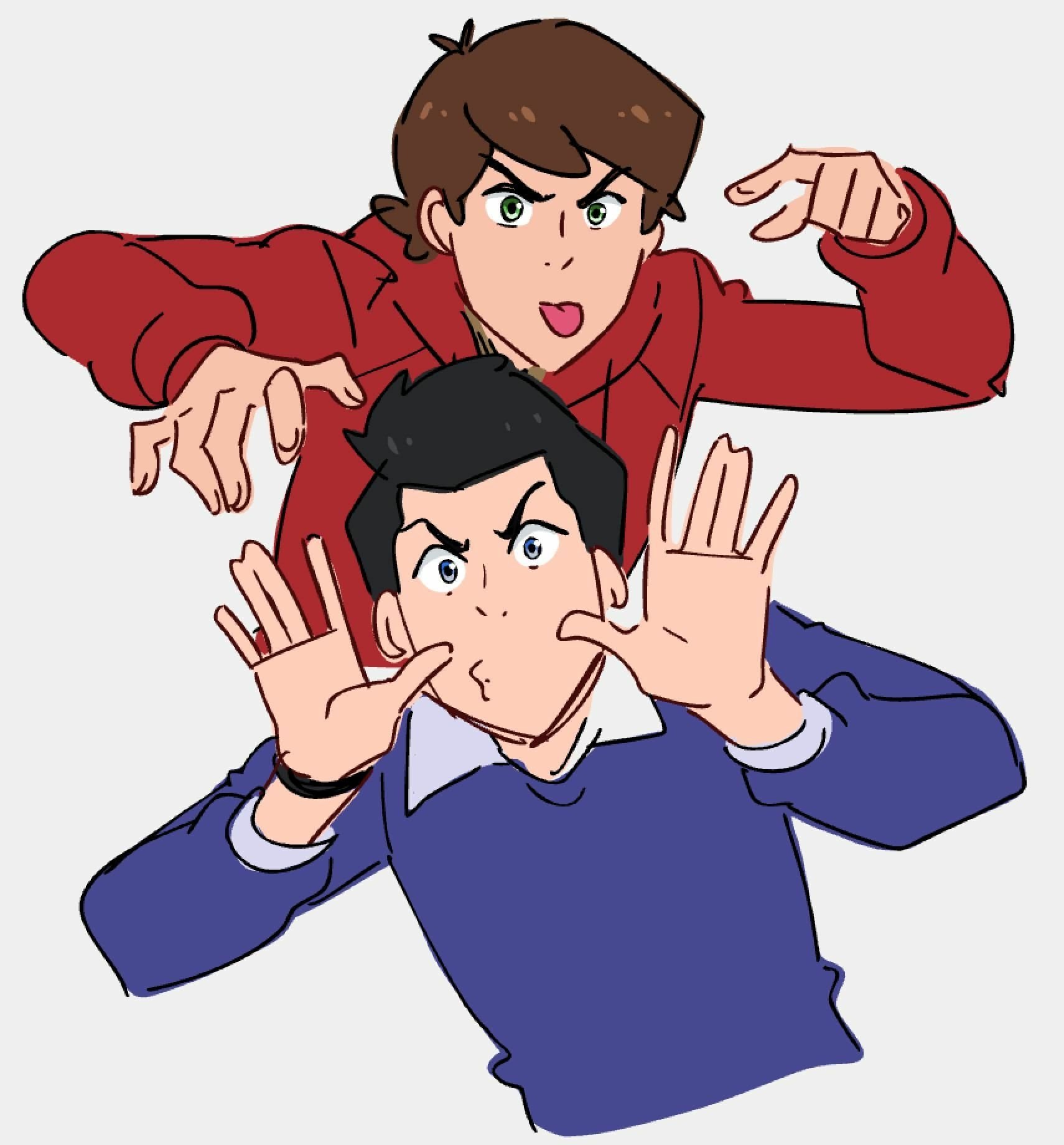 Download Harry Osborn Peter Parker TV Show Marvel's Spider-Man Art