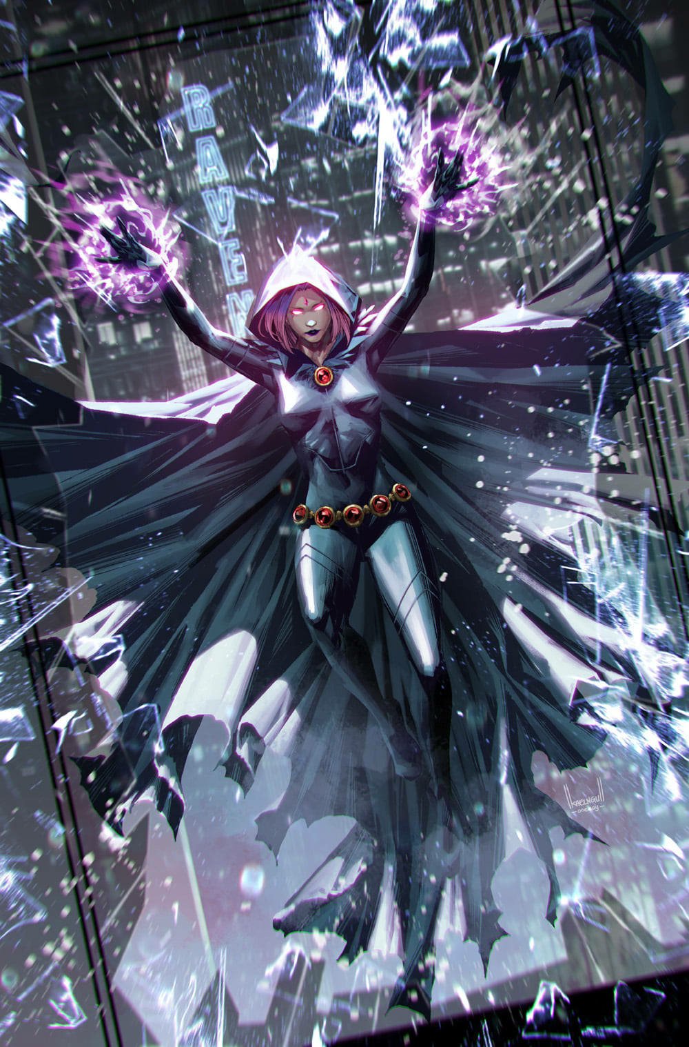 Download DC Comics Raven (DC Comics) Comic Art