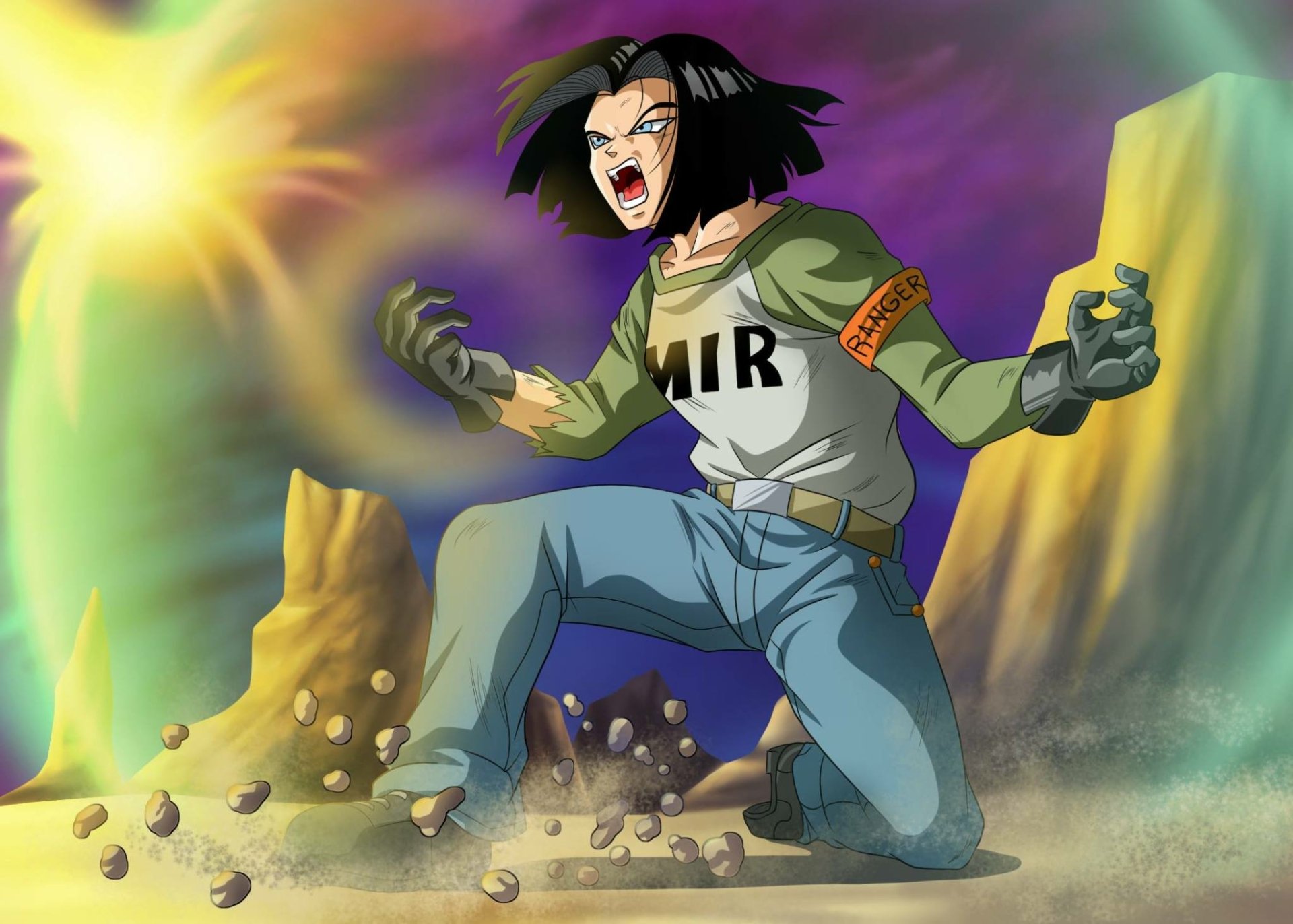 Download Android 17 (Dragon Ball) Anime Dragon Ball Super Art