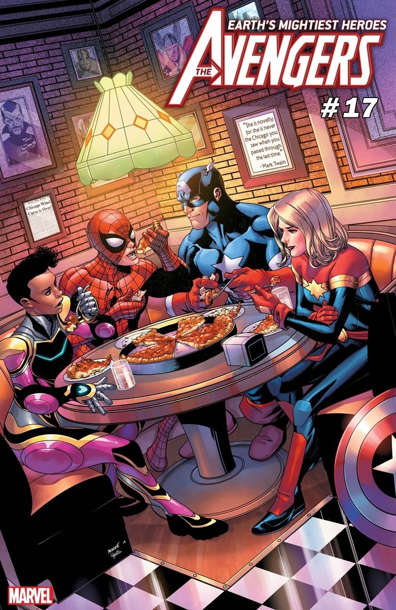 Download Thor Peter Parker Carol Danvers Captain Marvel Captain America Ironheart (Marvel Comics) Spider Man Comic Avengers Art
