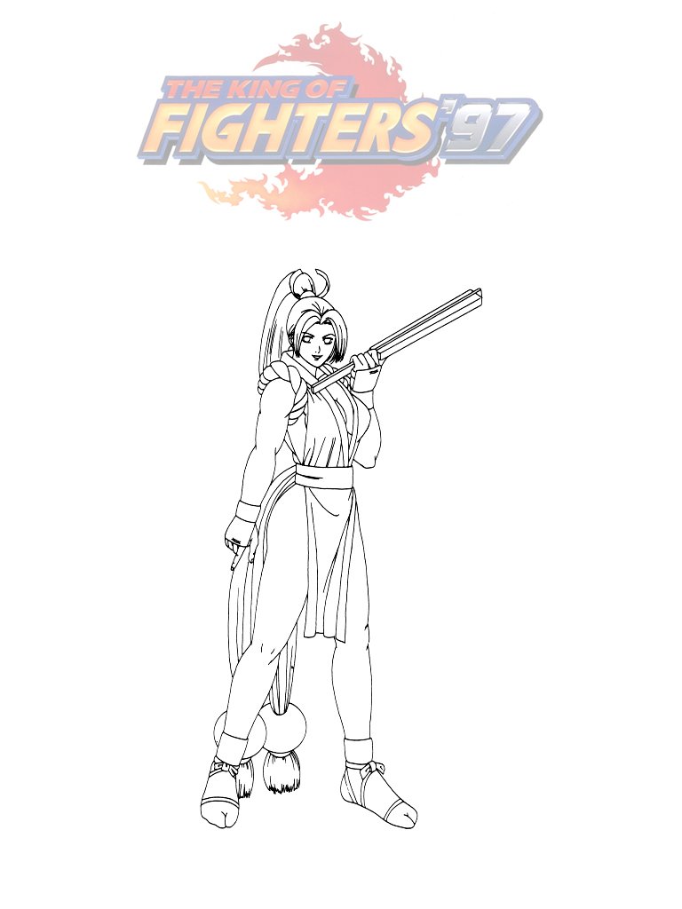 Download Mai Shiranui Video Game The King Of Fighters '97 Art