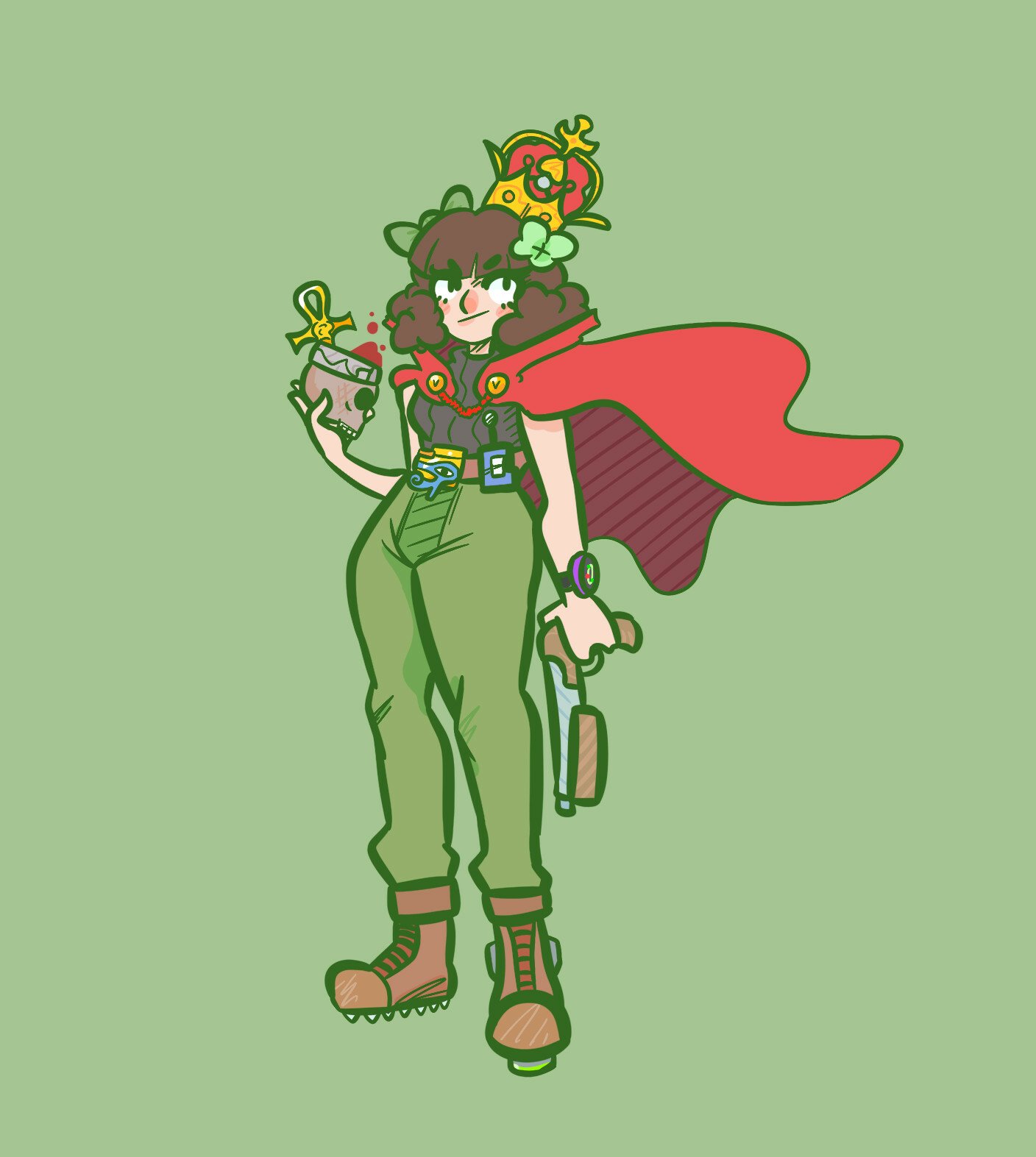 Download Video Game Spelunky 2 Character Design Illustration Fantasy Art