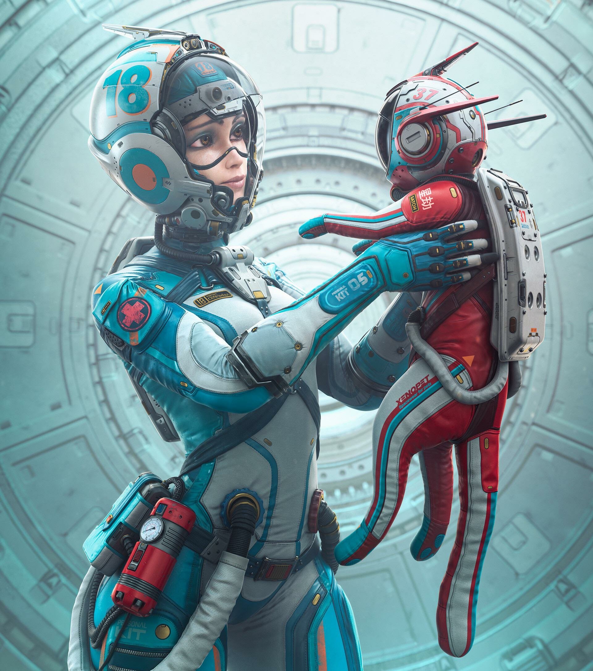 Download Sci Fi Woman Art