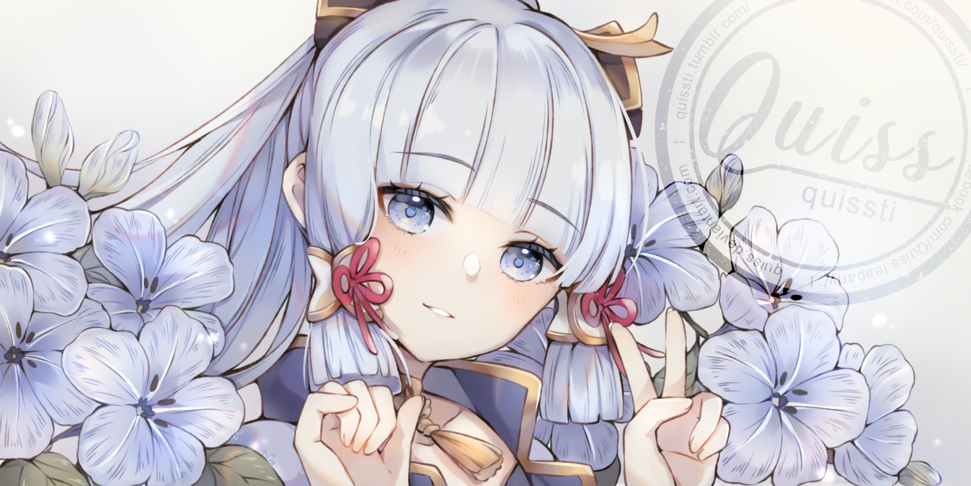 Download Kamisato Ayaka (Genshin Impact) Video Game Genshin Impact Art