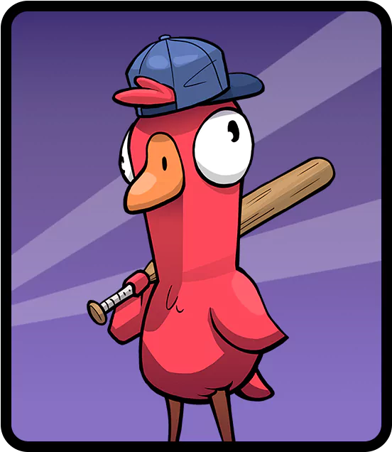 video game Goose Goose Duck cartoon bird baseball cap Image