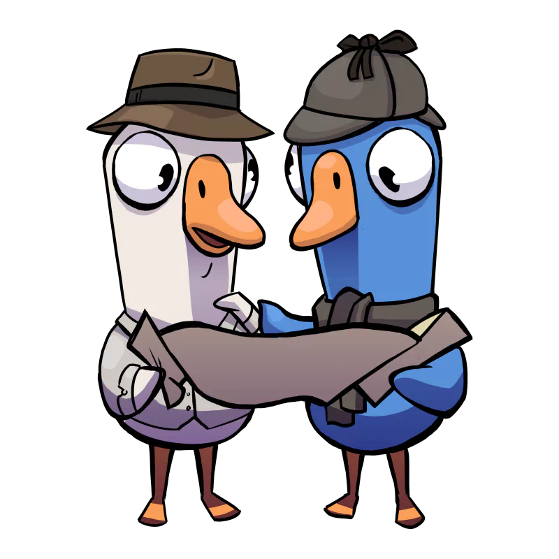 video game Goose Goose Duck cartoon duck detective Image