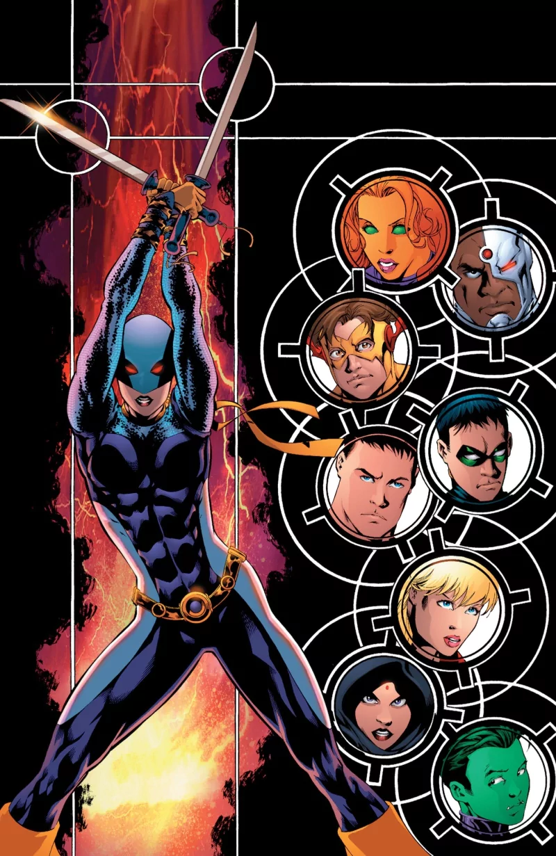 Cyborg (DC Comics) Koriand'r Starfire (DC Comics) Bart Allen Kid Flash Robin (DC Comics) Tim Drake Conner Kent Superboy Garfield Logan Beast Boy Raven (DC Comics) Rose Wilson Comic Teen Titans Image