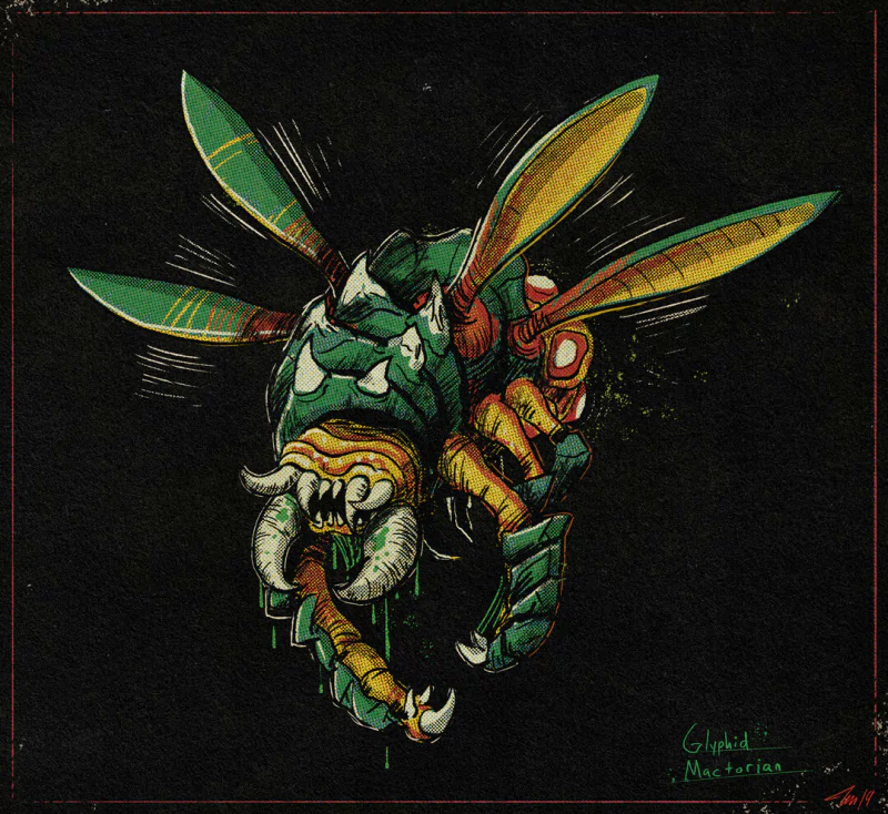 DRG Fan Art - Glyphid Mactorian by Tim Murray