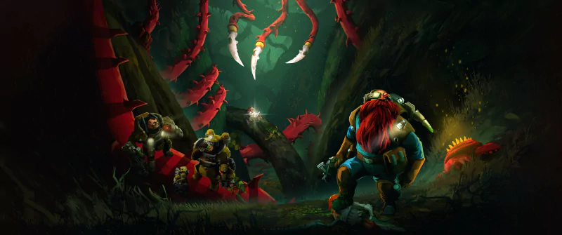  Deep Rock Galactic Promo Art by Kenneth Faigh
