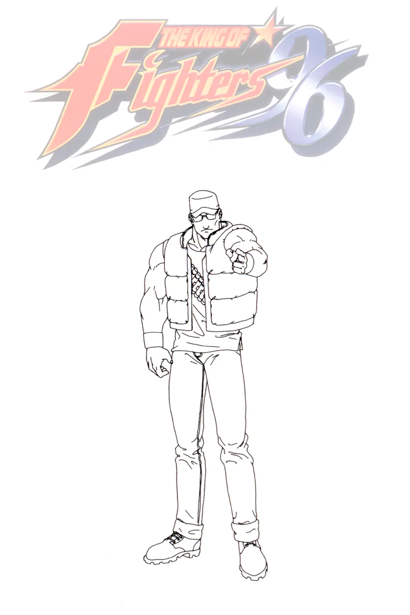Clark Still video game The King of Fighters '96 Image