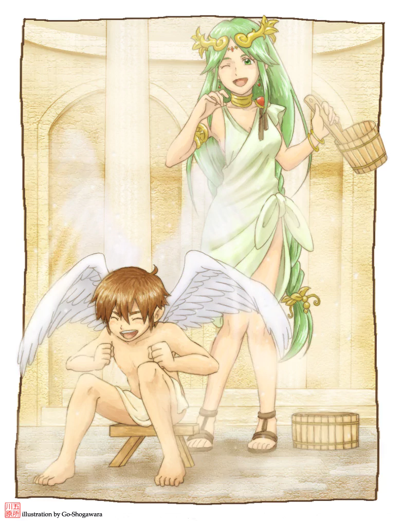 goddess angel wings Palutena (Kid Icarus) Pit (Kid Icarus) video game Kid Icarus Image