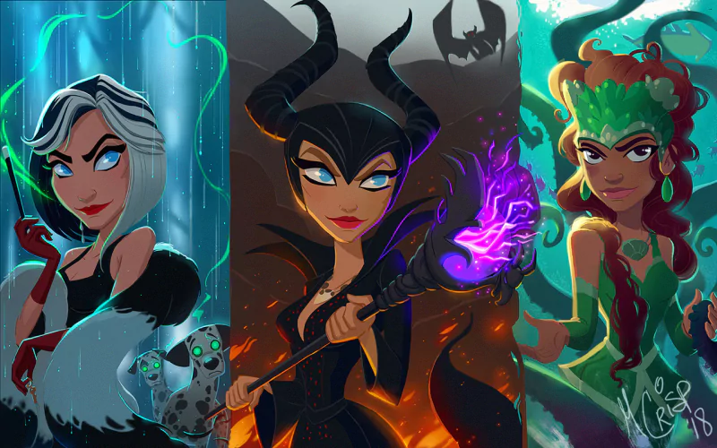 Cruella De Vil (Once Upon A Time) Ursula (Once Upon A Time) Maleficent (Once Upon A Time) TV Show Once Upon A Time Image