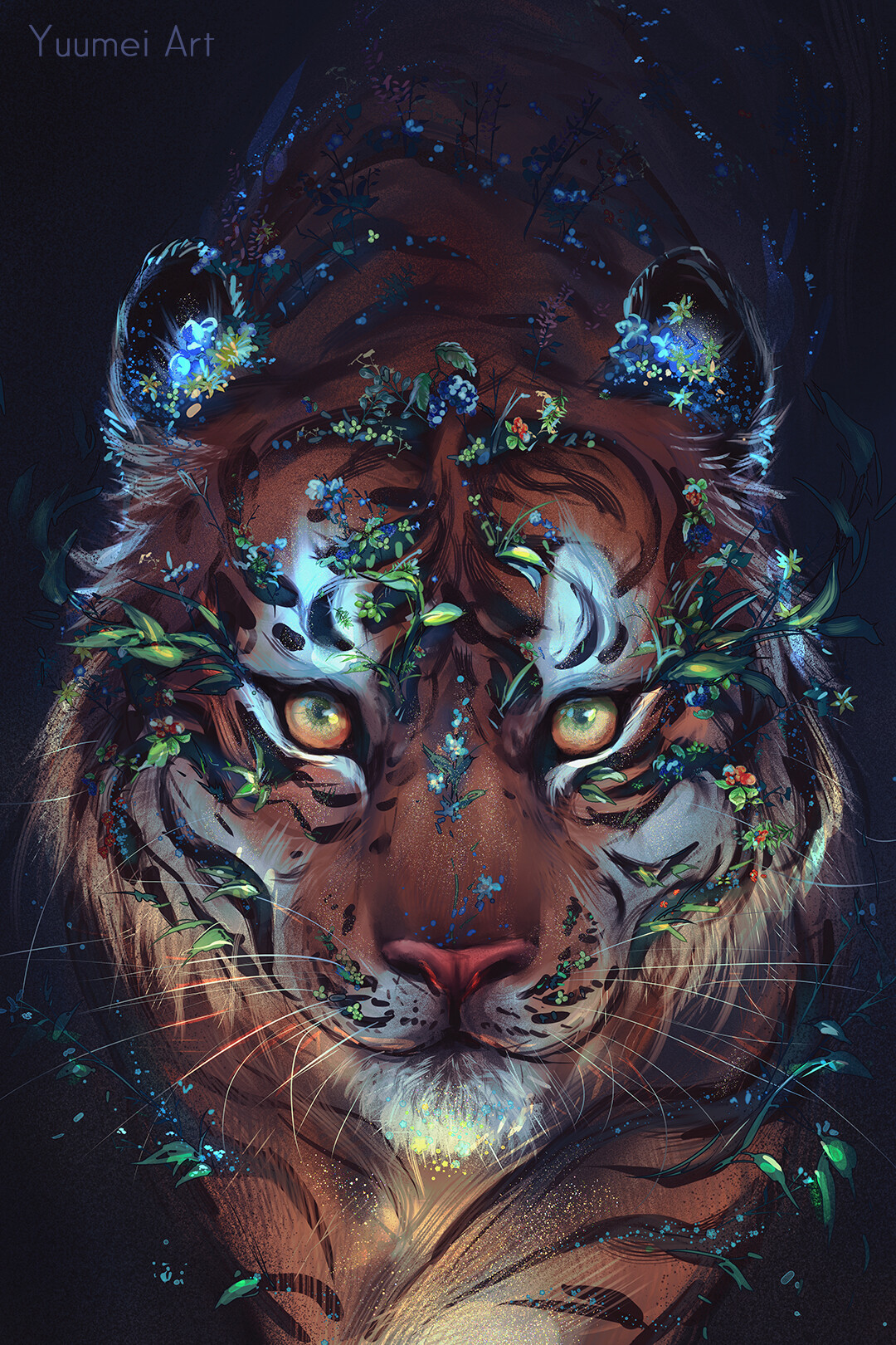 Tiger Art by Yuumei