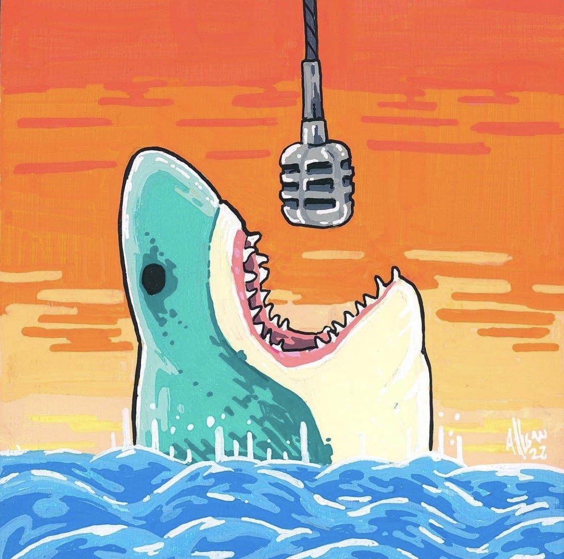 Karaoke Shark by Bagman Studios