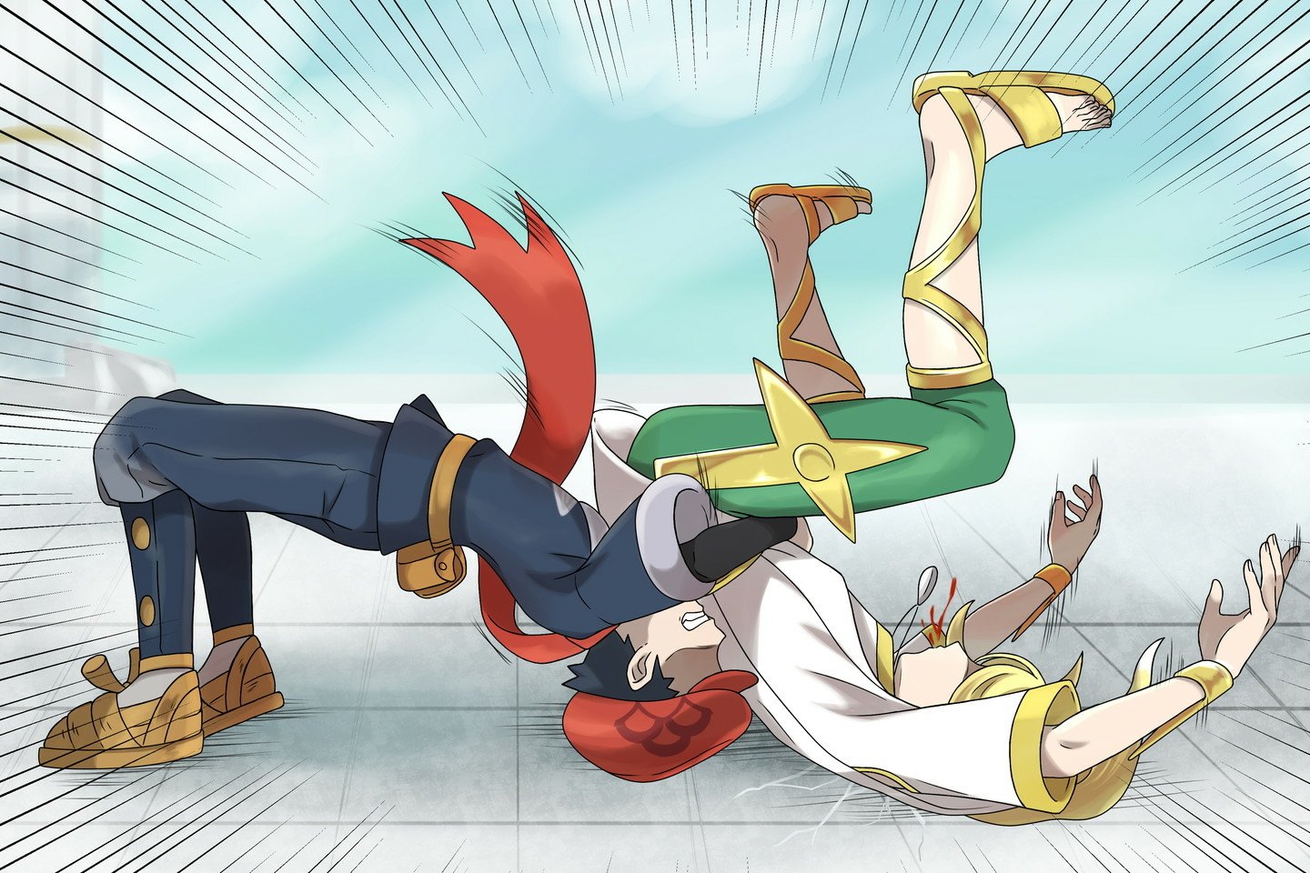 Download Rei (Pokémon) Volo (Pokémon) Video Game Pokémon Legends: Arceus Art