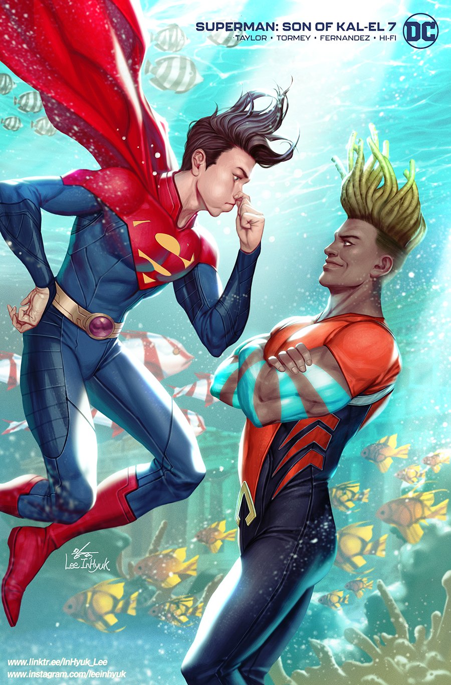 Download Superman Aqualad (DC Comics) Jon Kent Jackson Hyde Comic Superman: Son Of Kal-El Art