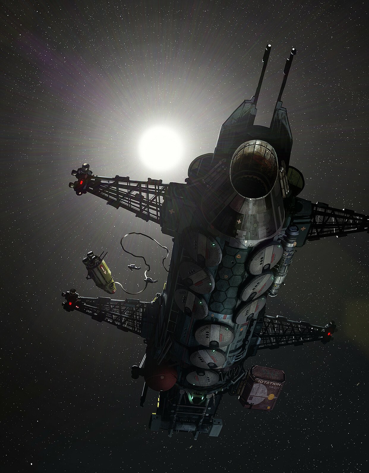 Download Sci Fi Spaceship Art