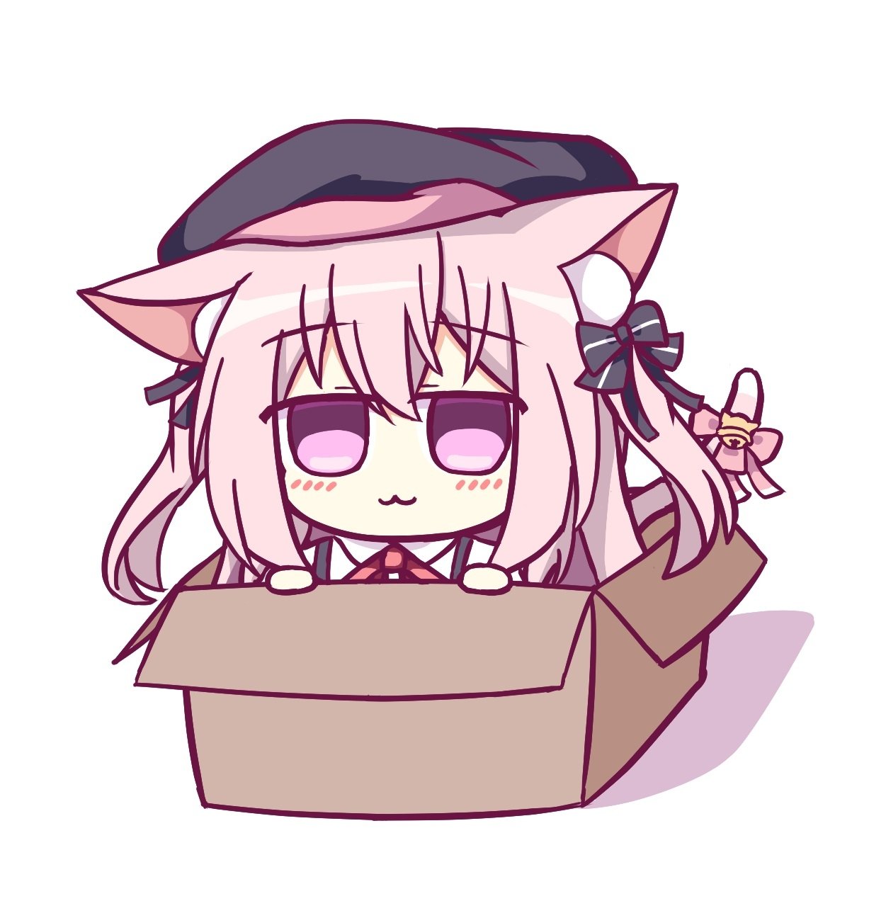 Download Animal Ears Pink Hair Purple Eyes Kisaragi (Azur Lane) Anime Azur Lane Art