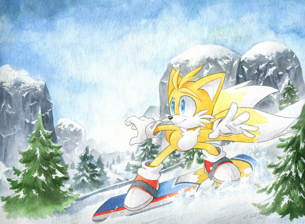 Download Miles 'Tails' Prower Video Game Sonic The Hedgehog Art