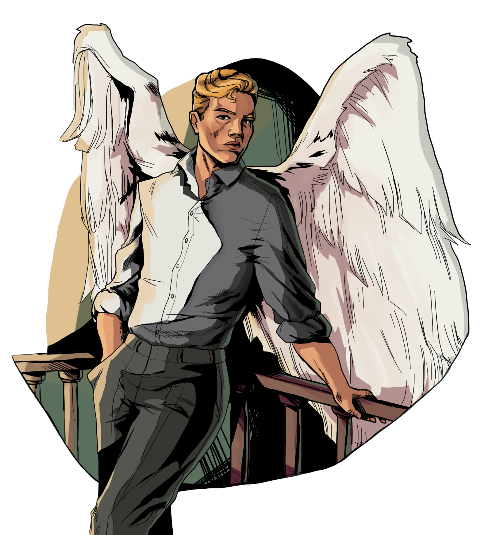 Download Warren Worthington III Comic Angel Art