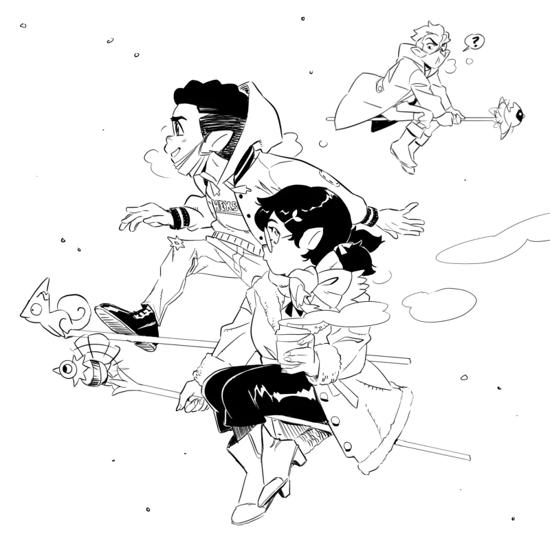 Flapjack (The Owl House) Willow Park Hunter (The Owl House) Gus Porter TV Show The Owl House Image