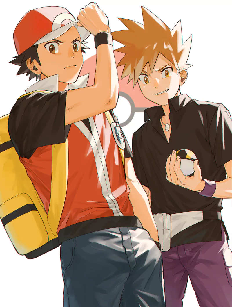 Blue (Pokémon) Red (Pokémon) video game Pokemon Image