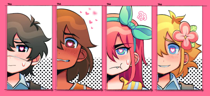 Basil (Omori) Aubrey (Omori) Kel (Omori) Sunny (Omori) video game OMORI Image