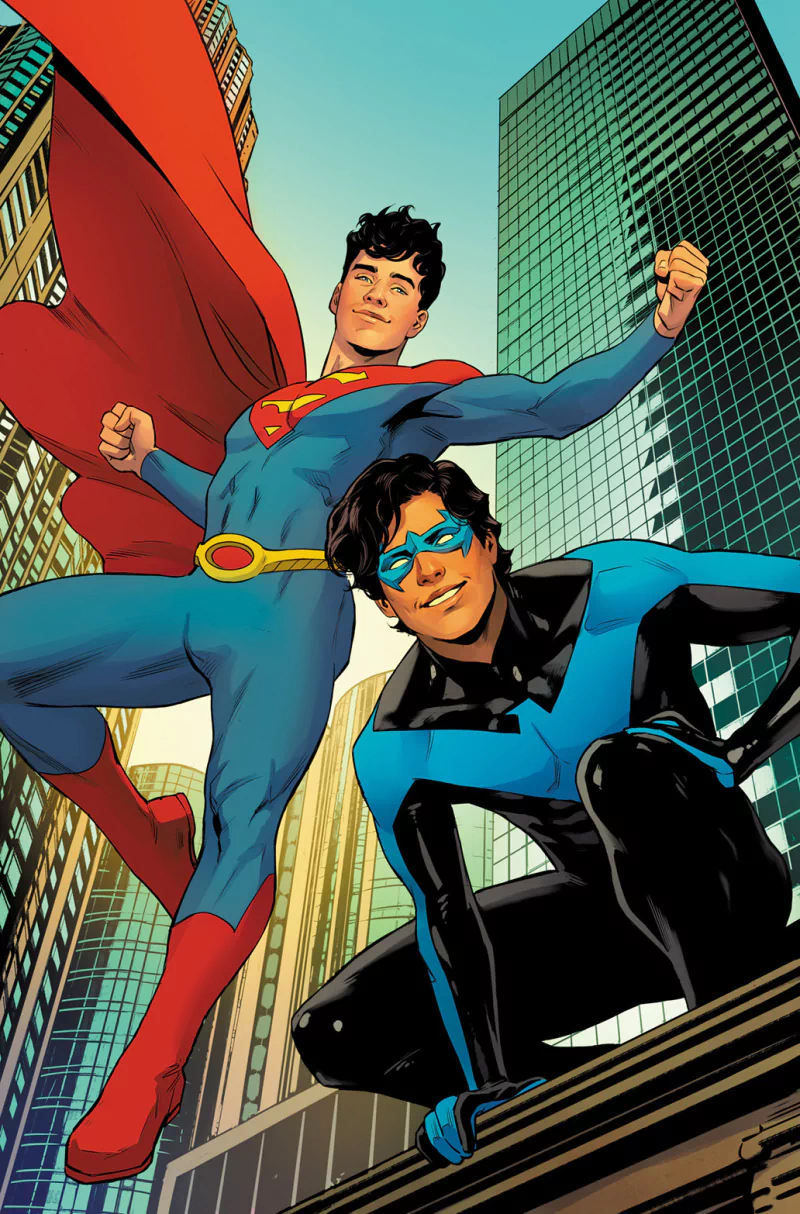 DC Comics Jon Kent Dick Grayson Comic Nightwing Image