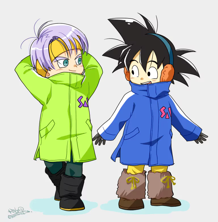 Goten (Dragon Ball) Trunks (Dragon Ball) Anime Dragon Ball Z Image