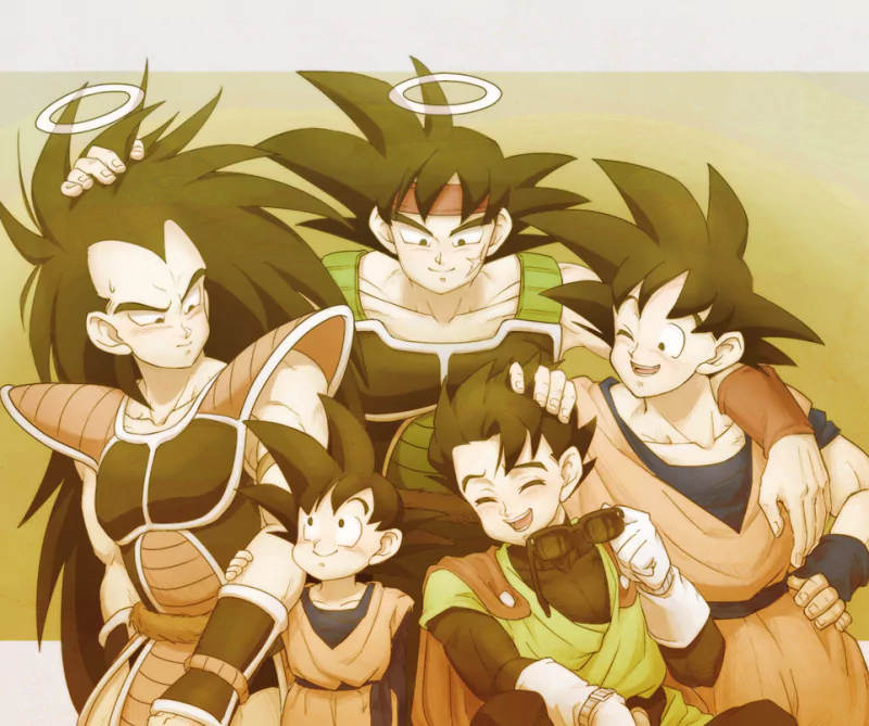 Bardock (Dragon Ball) Raditz (Dragon Ball) Gohan (Dragon Ball) Goku Goten (Dragon Ball) Anime Dragon Ball Z Image