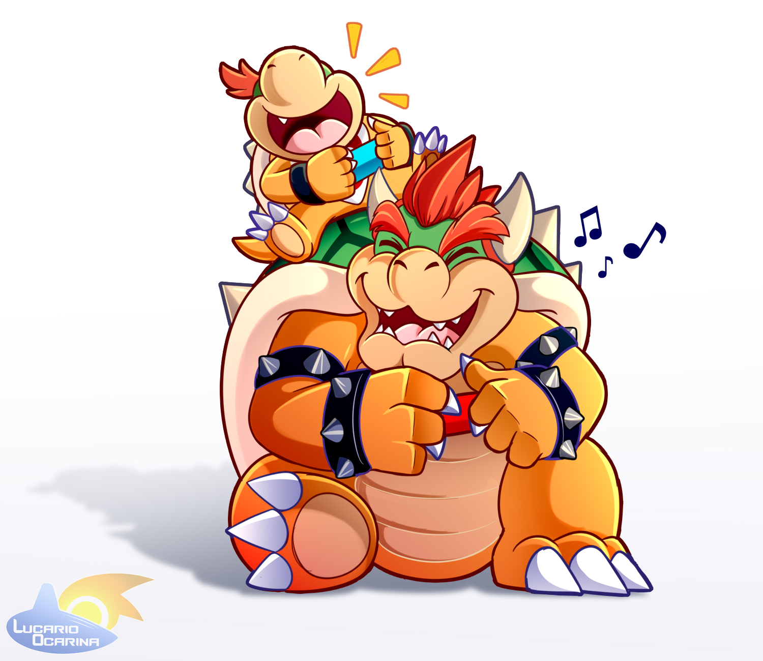 Bowser Jr Has A Really Cool Dad by PUPPERCASE