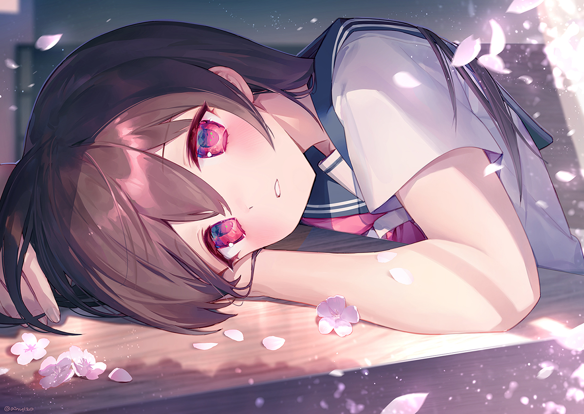 Anime Girl Art by あいに
