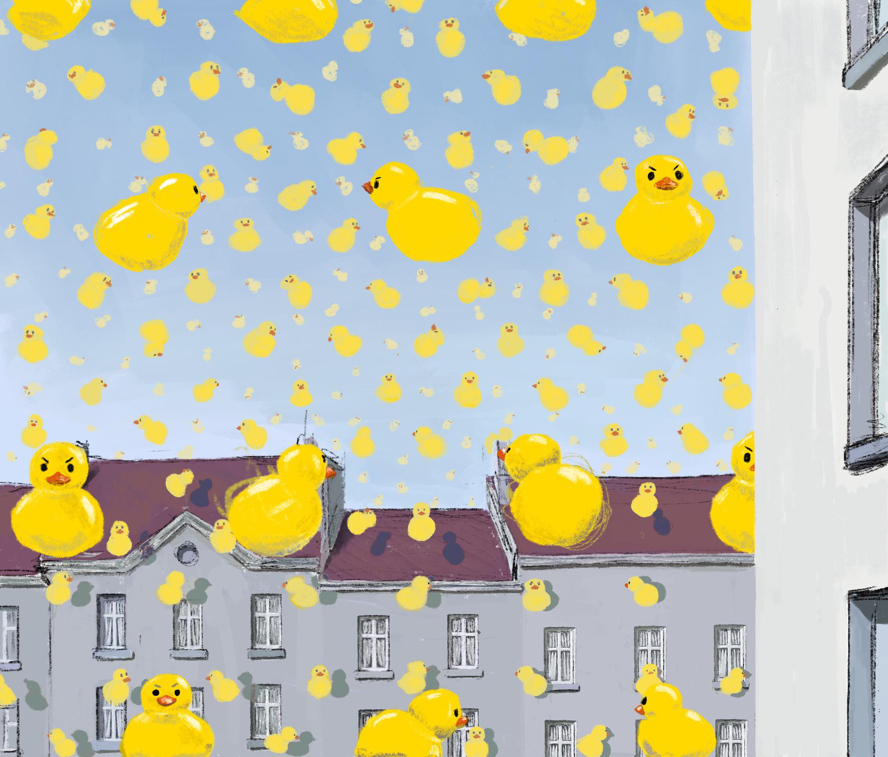 It's raining ducks by Maksim