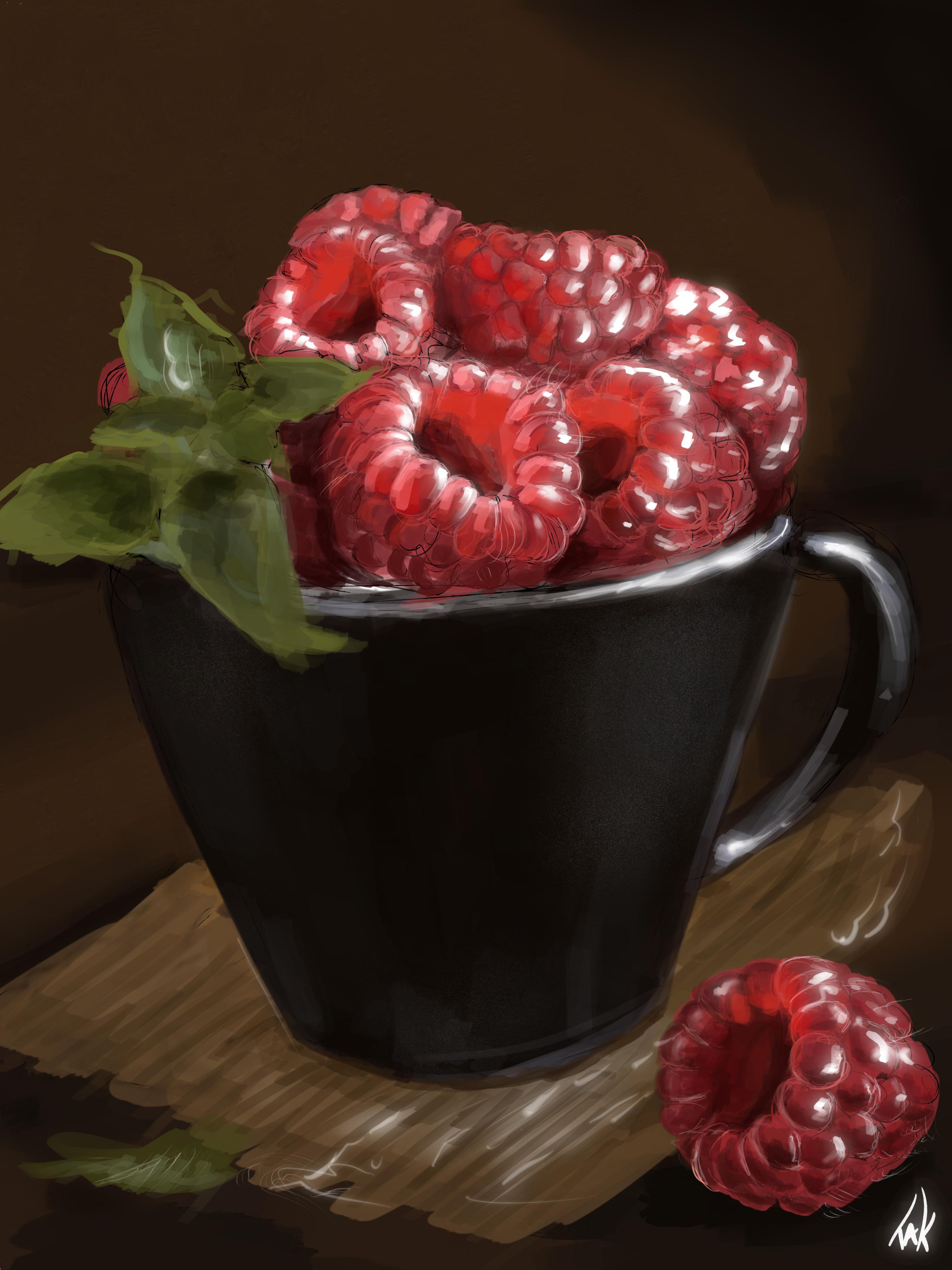 Raspberry Art by Abstrcttak