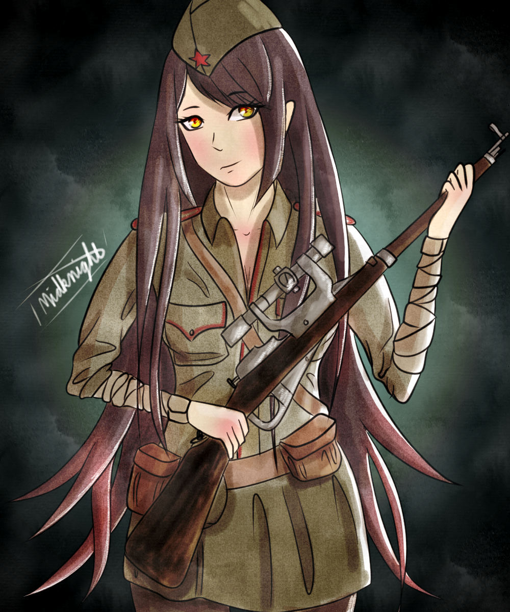 Dark Mythra as Polina Petrova by RadicalAtMidknight