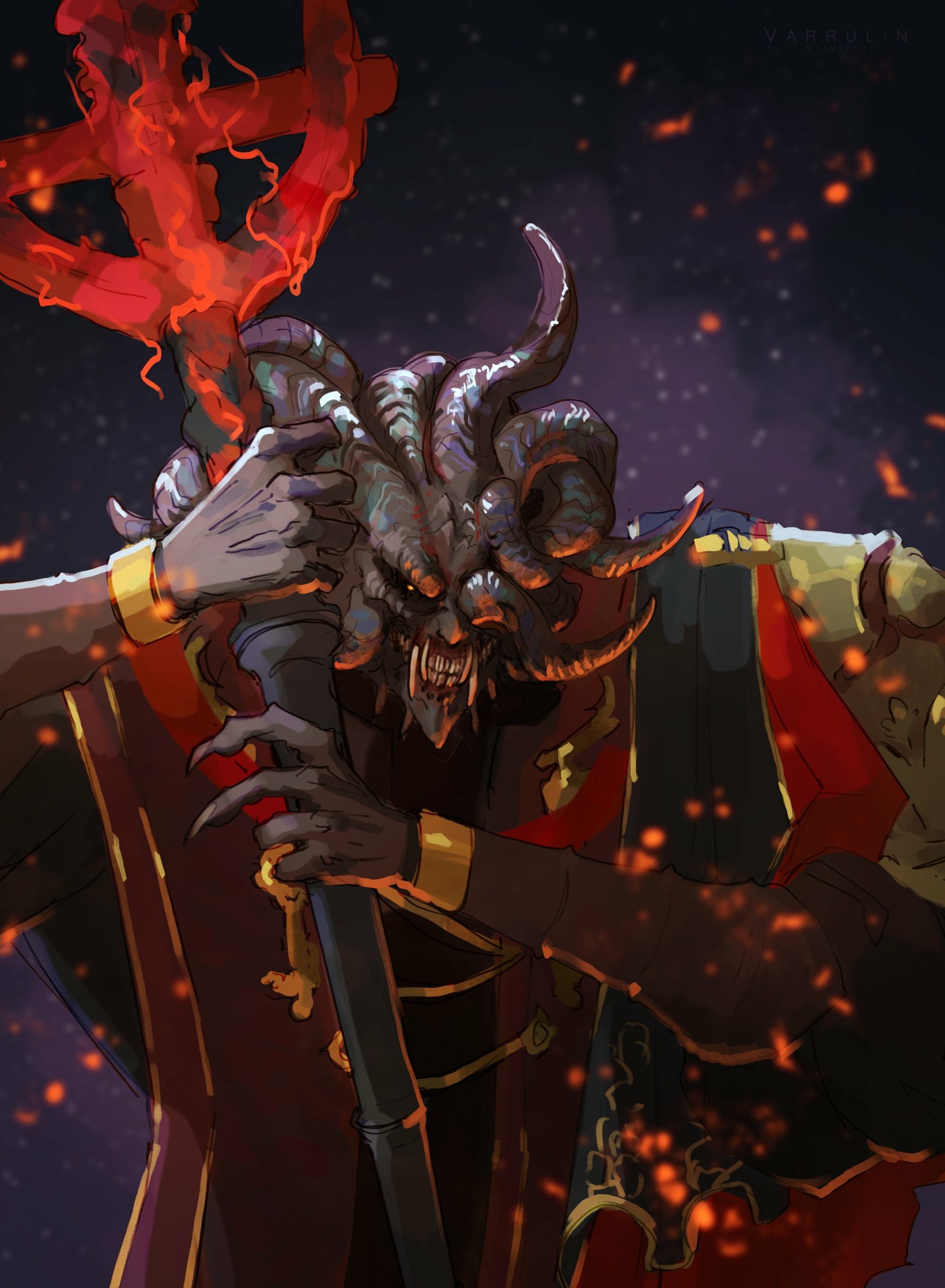 Download Mohg Lord Of Blood Video Game Elden Ring Art