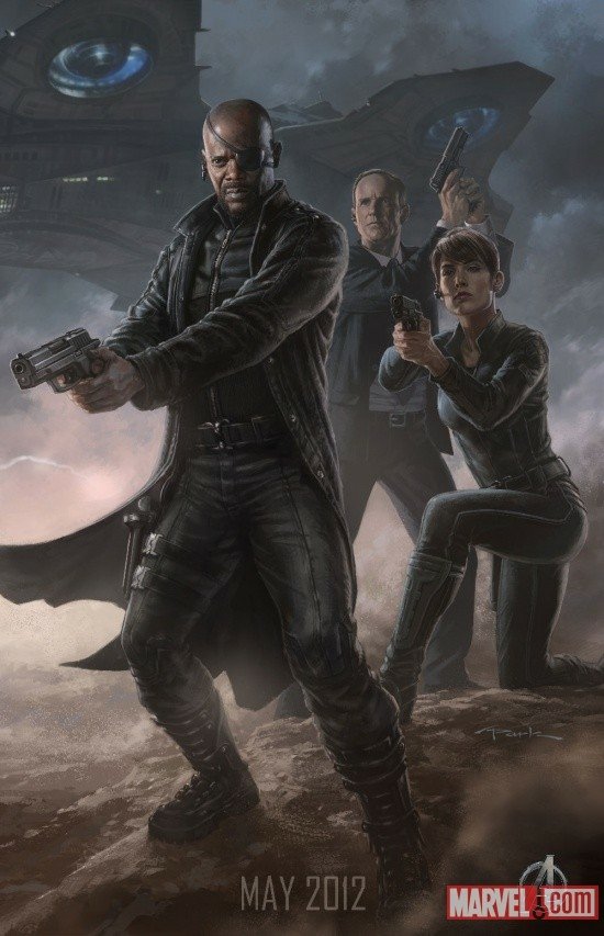 Download Phil Coulson Maria Hill Nick Fury Comic Avengers Art