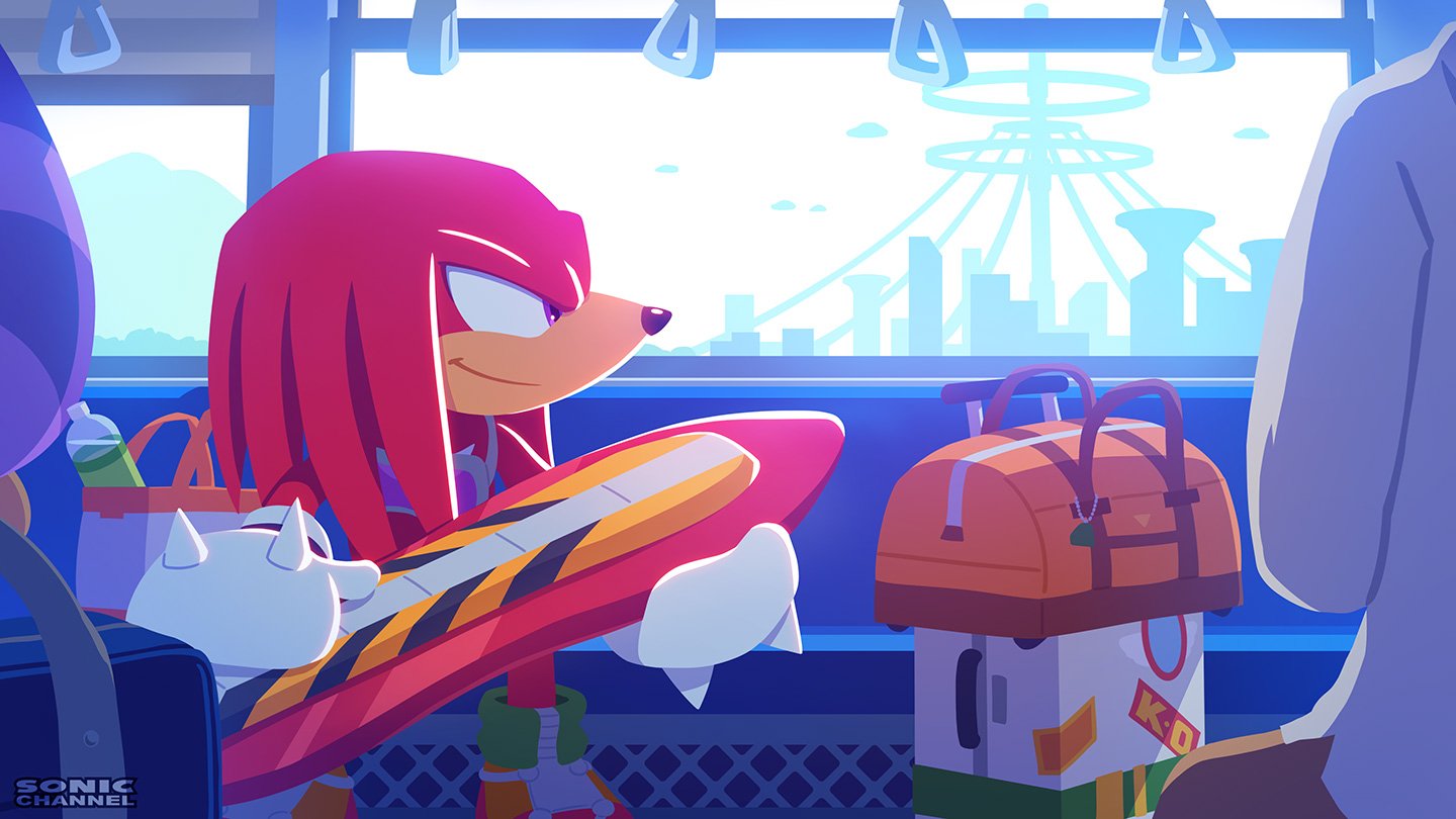 Download Knuckles The Echidna Video Game Sonic The Hedgehog Art
