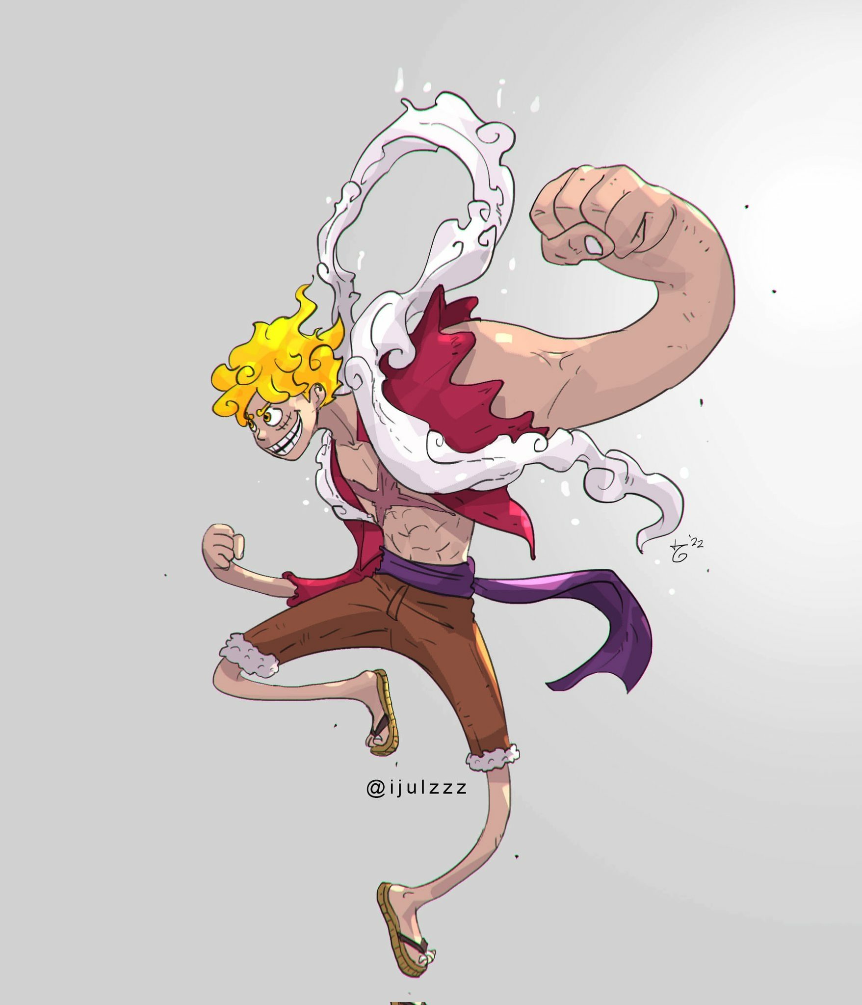 Download Gear 5 (One Piece) Monkey D. Luffy Anime One Piece Art