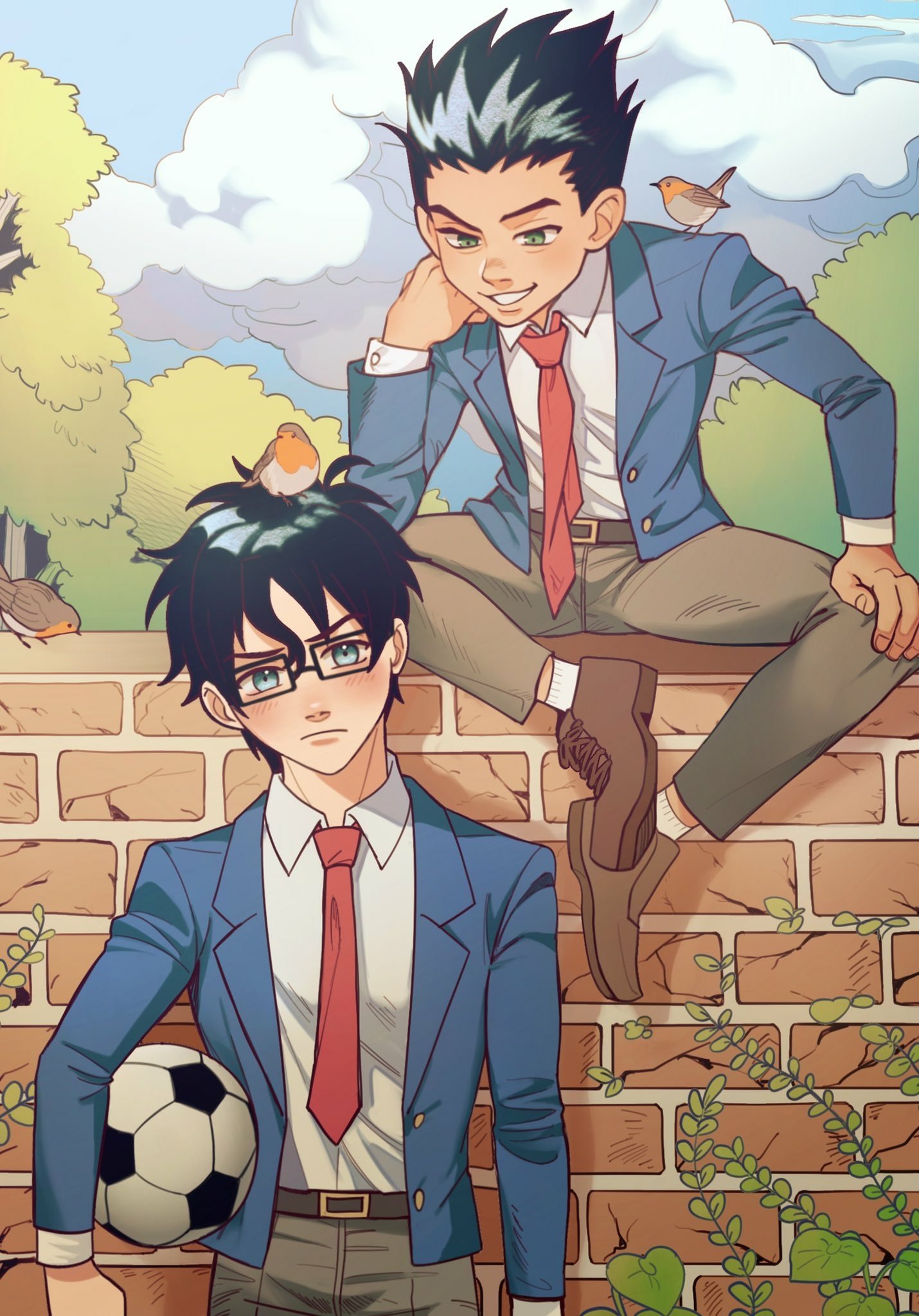 Download Jon Kent Damian Wayne Comic Super-Sons Art