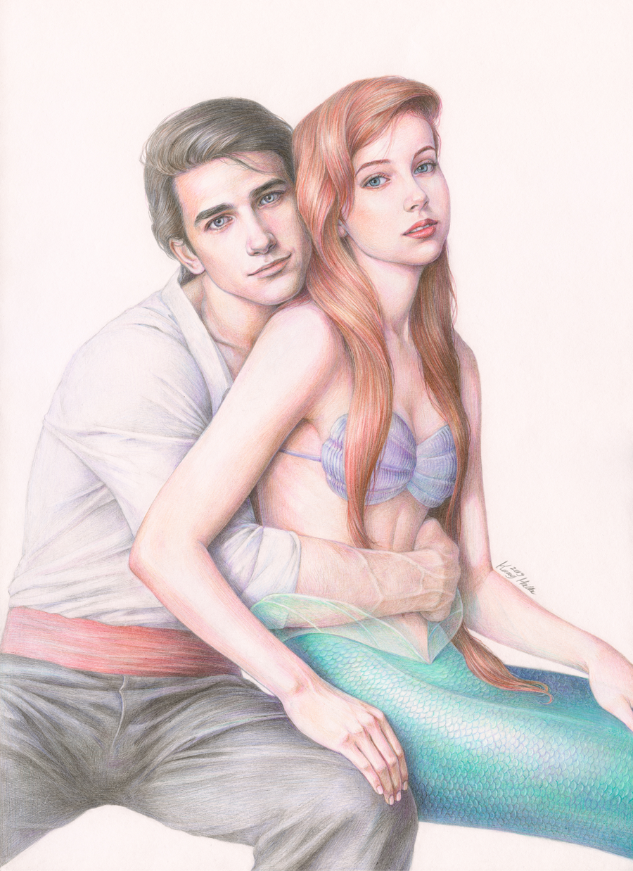 Download Ariel (The Little Mermaid) Prince Eric Movie The Little Mermaid (1989) Art