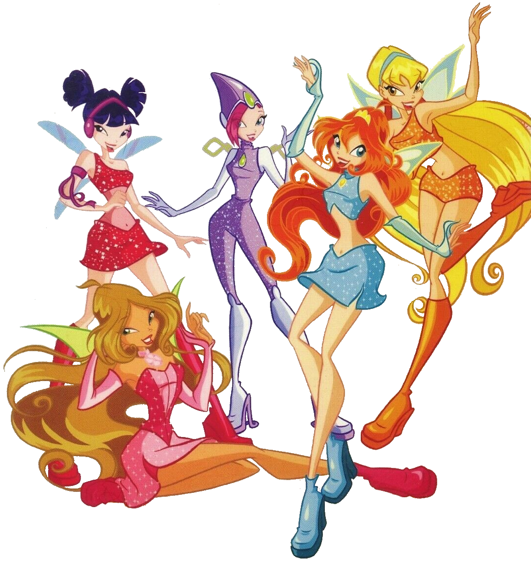 Download Musa (Winx Club) Flora (Winx Club) Tecna (Winx Club) Stella (Winx Club) Bloom (Winx Club) TV Show Winx Club Art
