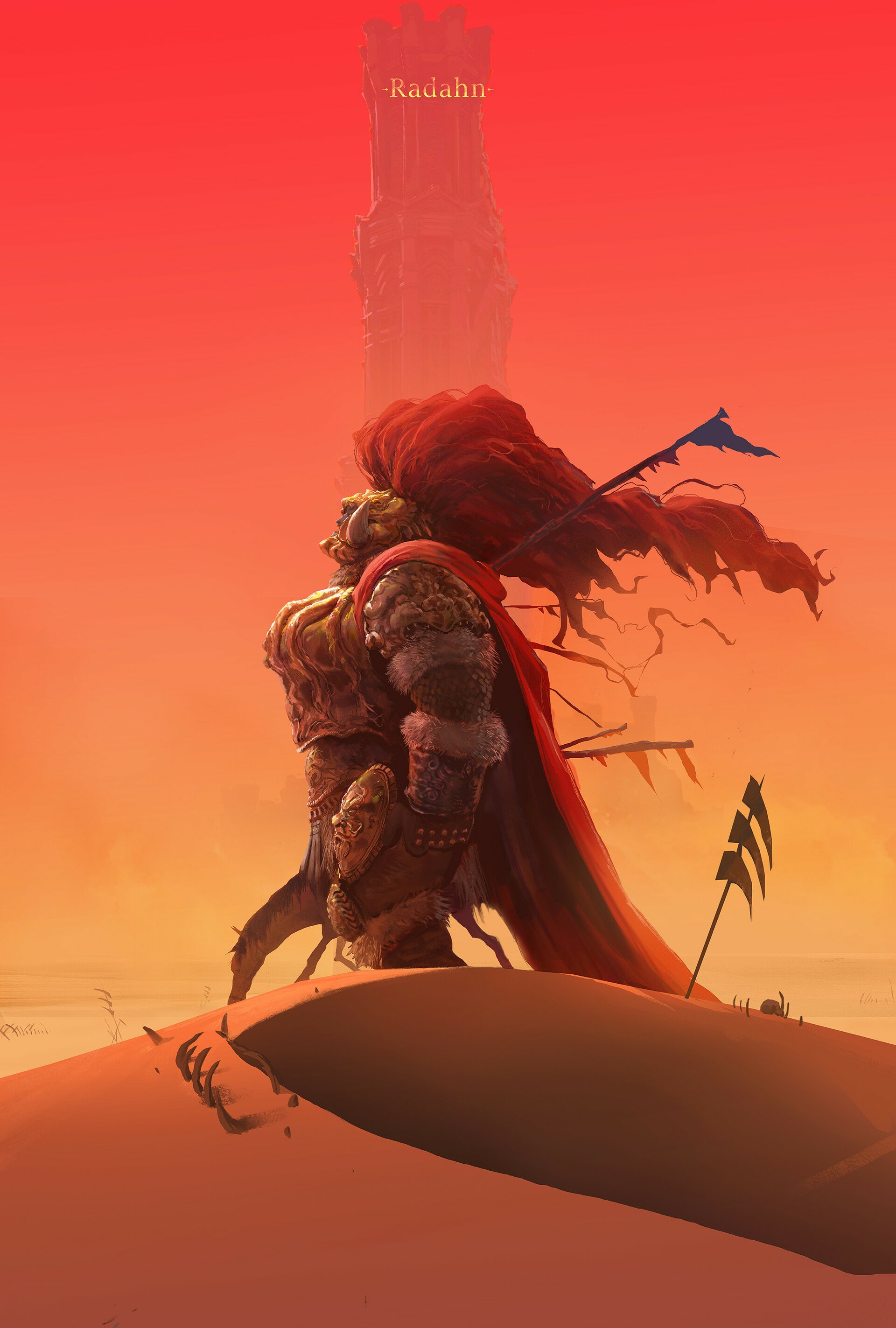 Download Starscourge Radahn Video Game Elden Ring Art